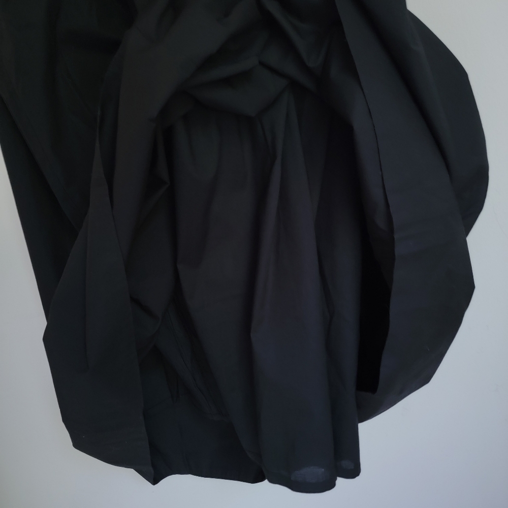 (sold) NWT Quince 100% Organic Cotton Sleeveless Maxi Dress, Black S - Picture 7 of 9